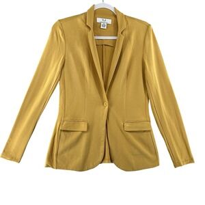 Magaschoni Ponte Knit Blazer Womens Size XSmall Collared Single Button Jacket